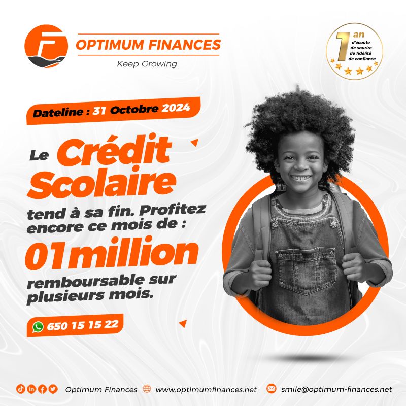 Profiter de 1 Million FCFA (scolaire) ! 📚💰